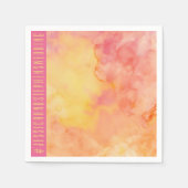 の結婚標準ナプキン生花フローラ スタンダードカクテルナプキン (正面)