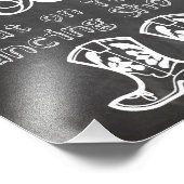 の結婚標識Chalkboardスタイルブーツおもしろい標識 フォトプリント (角)