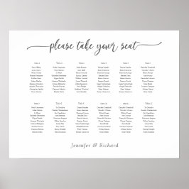 の結婚横向き座席表9, ポスター