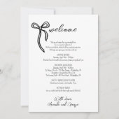 の結婚歓迎の旅程の手弓図解入りの、写真付きの シーズンカード (正面)