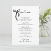 の結婚歓迎の旅程の手弓図解入りの、写真付きの シーズンカード (スタンド正面)