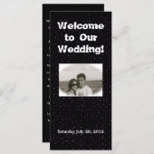 の結婚歓迎の詩 プログラム (正面/裏面)