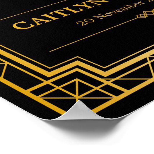 の結婚歓迎サイン |アールデコ ポスター (角)