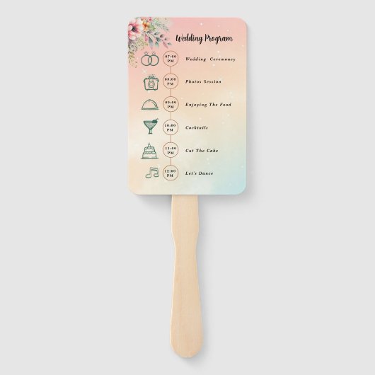 の結婚歓迎ハンドファン ハンドファン (裏面)