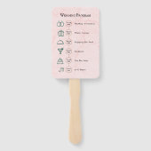 の結婚歓迎ハンドファン ハンドファン (裏面)