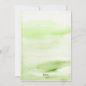 の結婚歓迎バッグレター旅程ワイルドフラワー シーズンカード (裏面)