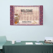 の結婚歓迎素朴牛乳 横断幕 (トレードショー)