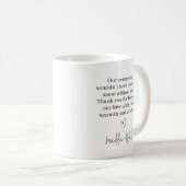 の結婚正式な定義ありがとうマグ コーヒーマグカップ (正面右)