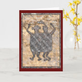 の結婚毛布カード カード (黄色い花)