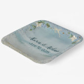 の結婚気泡航海の付きネット ペーパープレート (傾斜あり)