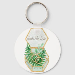 の結婚水の色離れはシダと結婚の キーホルダー