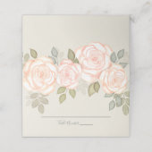 の結婚水エレガント色フローラテーブル番号 プレイスカード (外部開封)