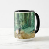 の結婚水彩木地風景 マグカップ (正面右)