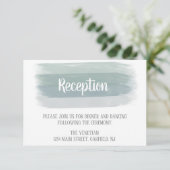 の結婚水彩画披露宴カード 招待状 (スタンド正面)