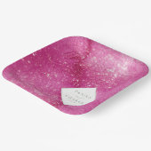 の結婚水色名明るい赤紫色ID954 ペーパープレート (傾斜あり)