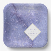 の結婚水色名Peri ID954 ペーパープレート (正面)