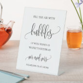 の結婚泡 |お願い、泡 台座サイン (インサイチュ)