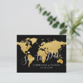 の結婚海外の宛先ポストカードの保存 案内ポストカード (スタンド正面)