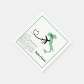 の結婚海外向け – ローマ、イタリア スタンダードカクテルナプキン (角)