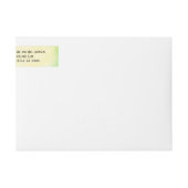 の結婚熱帯水色 ラップアラウンドラベル (正面)