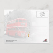 の結婚特別なダブルデッカーバス ポストカード (裏面)