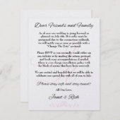 の結婚発表カードcovid19を更救新した エンクロージャーカード (正面/裏面)