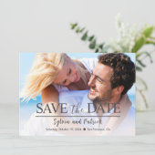 の結婚発表写真と日付カードの保存 セーブザデート (スタンド正面)