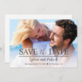 の結婚発表写真と日付カードの保存 セーブザデート (正面/裏面)