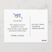 の結婚発表日 ポストカード (裏面)