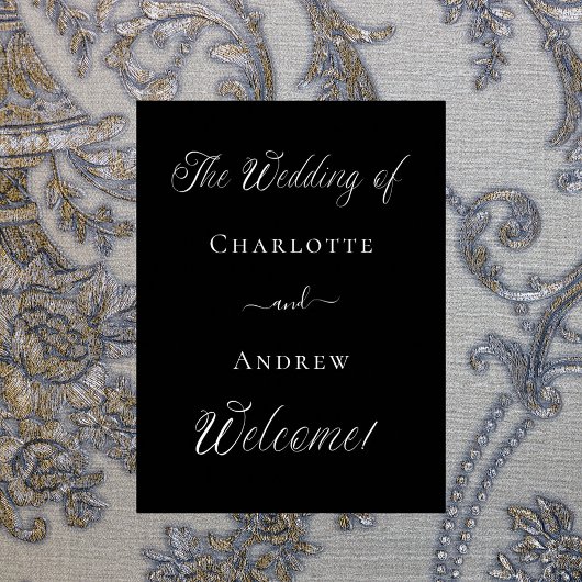 の結婚白黒スクリプトへようこそ ポスター