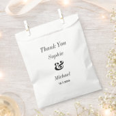 の結婚白黒 フェイバーバッグ (クリップ留めされた状態)