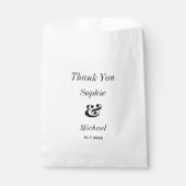 の結婚白黒 フェイバーバッグ (正面)