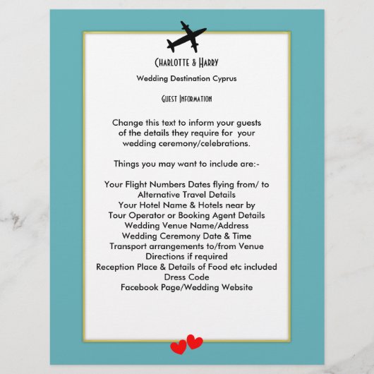 の結婚目的地の海外ゲスト情報 (正面)