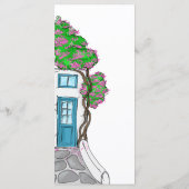 の結婚目的地ギリシャ島 メニュー (裏面)