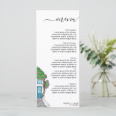 の結婚目的地ギリシャ島 メニュー (スタンド正面)