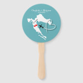 の結婚目的地クロアチア ハンドファン (正面)