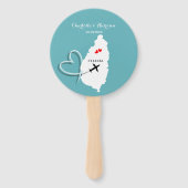 の結婚目的地セントルシア ハンドファン (正面)