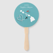 の結婚目的地ハワイ ハンドファン (正面)