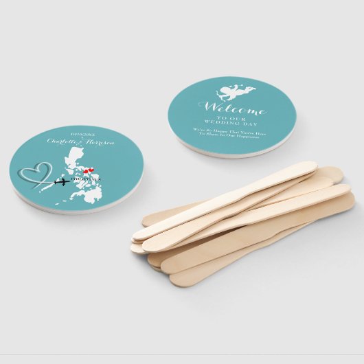 の結婚目的地フィリピン ハンドファン (組立なし)