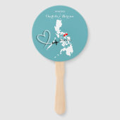 の結婚目的地フィリピン ハンドファン (正面)