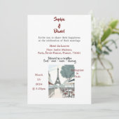 の結婚目的地 – パリの春 招待状 (スタンド正面)