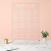 の結婚着座図ホワイトインクアクリル澄んサイン アクリルサイン (ウェディング)