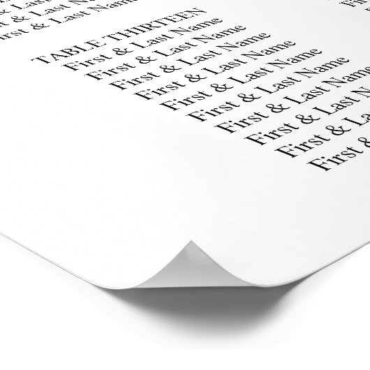 の結婚着座図メタリックフェイク金ゴールドと白色 ポスター (角)