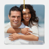 の結婚着物の花嫁が色を選ぶ セラミックオーナメント (裏面)