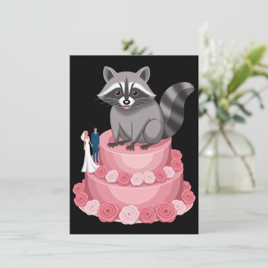 の結婚砕け散るアライグマのフェラル重荷 カード (スタンド正面)