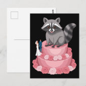 の結婚砕け散るアライグマのフェラル重荷 ポストカード (正面/裏面)