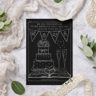 の結婚祝いモノグラムの言葉 カード
