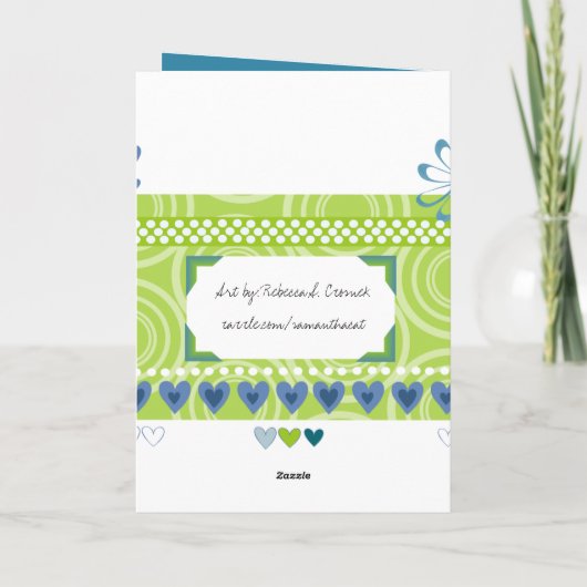 の結婚祝い カード (裏面)