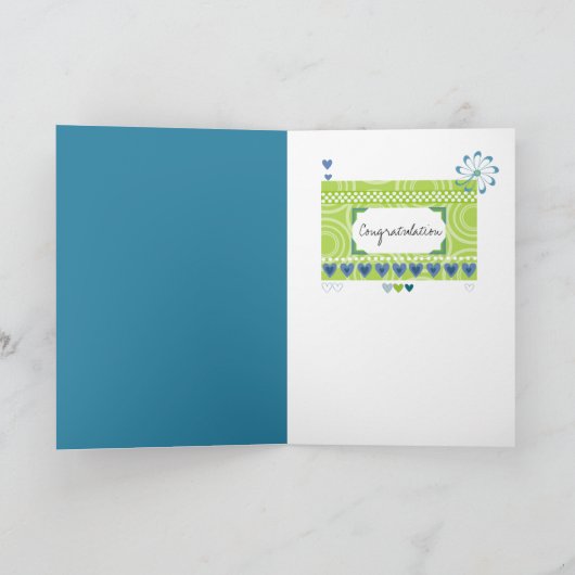 の結婚祝い カード (内部)