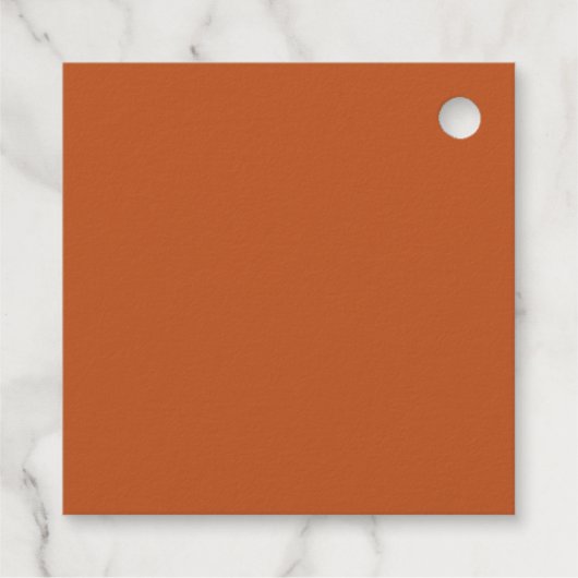 の結婚箔の日付の保存 フェイバータグ (裏面)